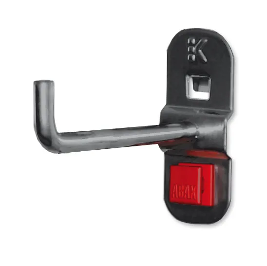 Der ABAX® Werkzeughalter von Kappes: Innovatives, werkzeugloses Haltesystem in Anthrazitgrau, 75 mm, für flexible und sichere Werkzeugorganisation.