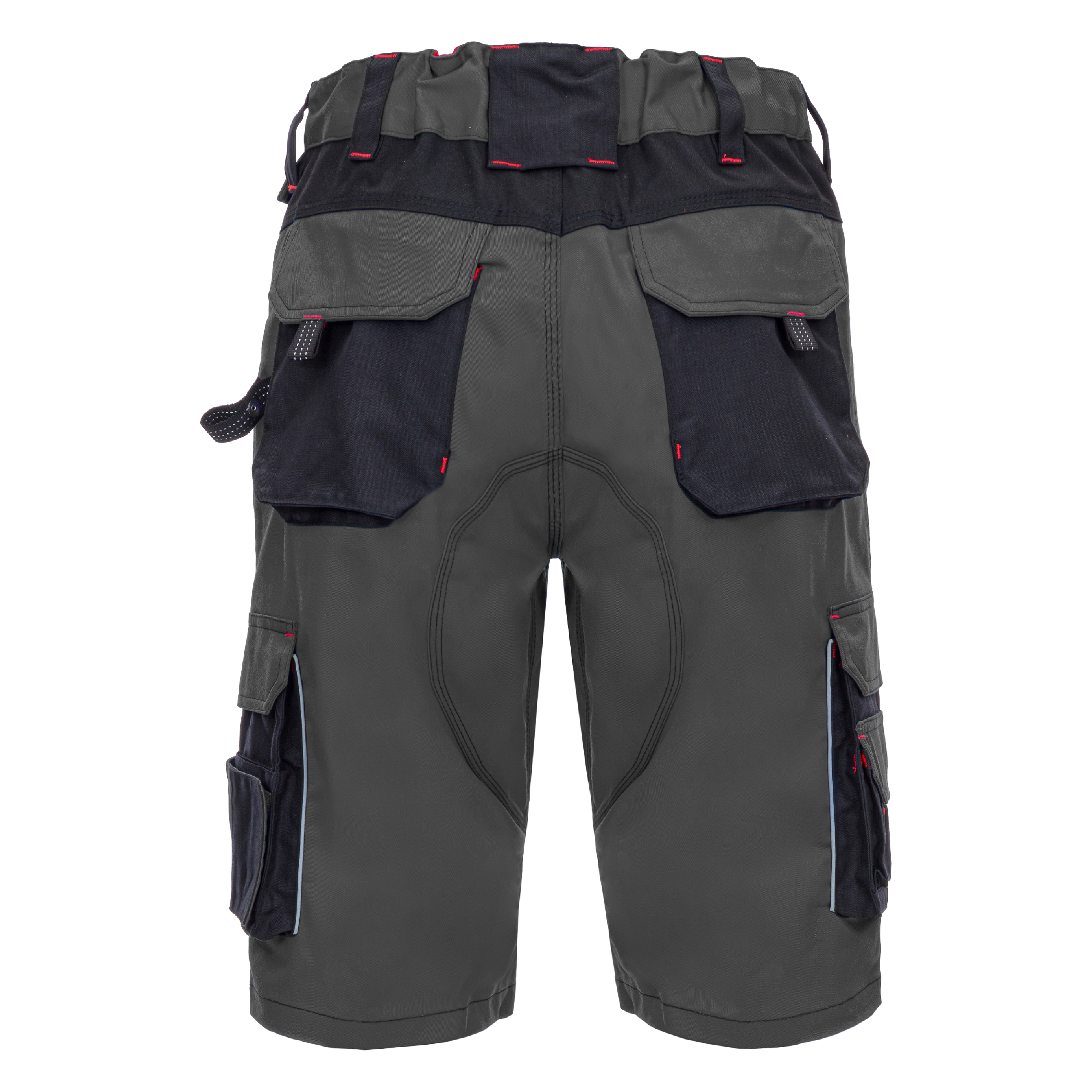 NITRAS MOTION TEX PRO FX, Arbeitshose, kurz, grau / schwarz, OEKO-TEX