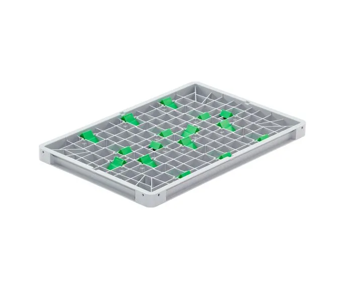 Graues Tray von Bekuplast, 600x400x45 mm, aus robustem Polypropylen Copolymer. Ideal f?r sicheren Transport und Aufbewahrung, langlebig und vielseitig einsetzbar.
