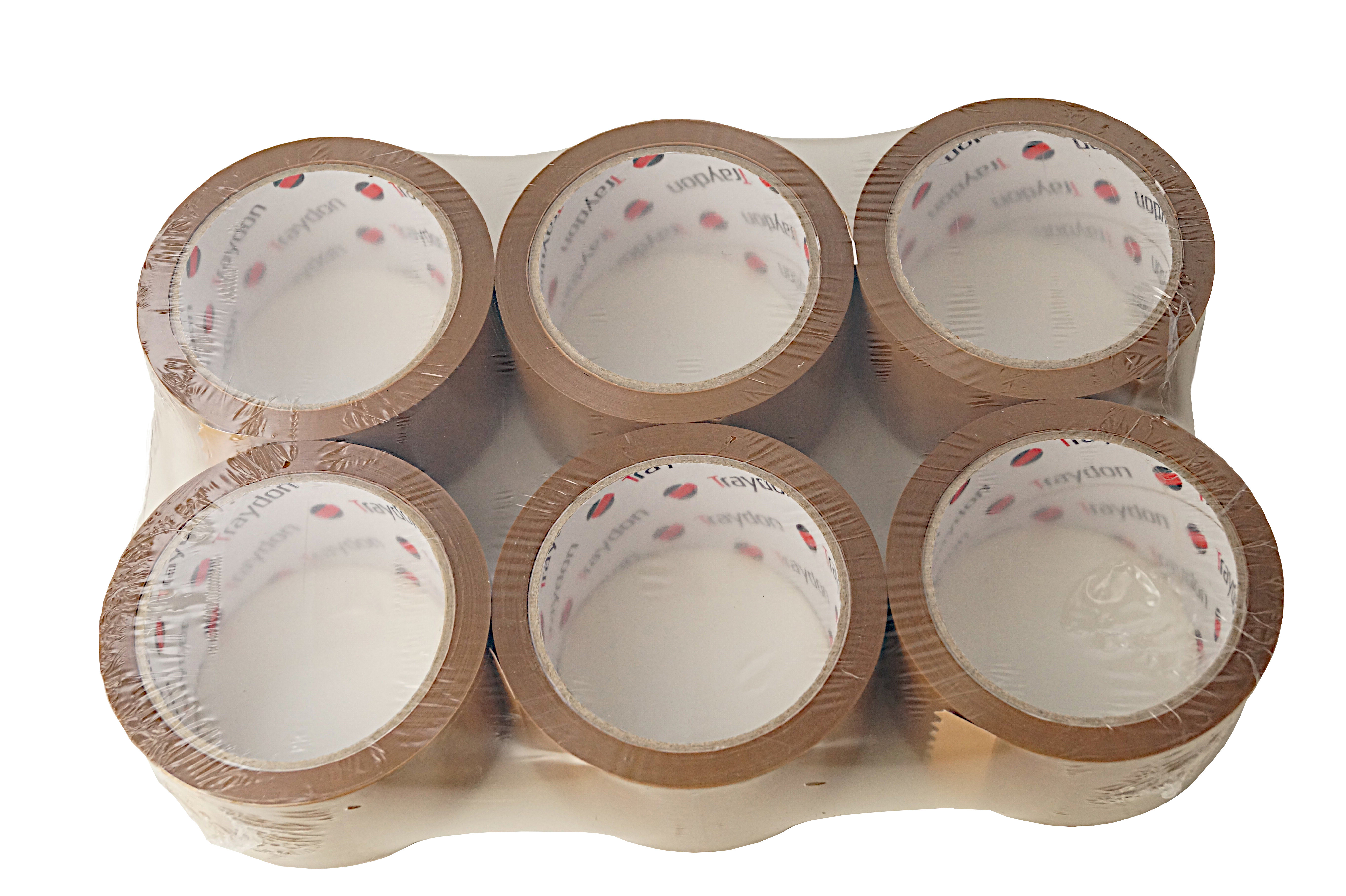 Klebeband PP leiseabrollend 42my NN 50mmx66m Braun