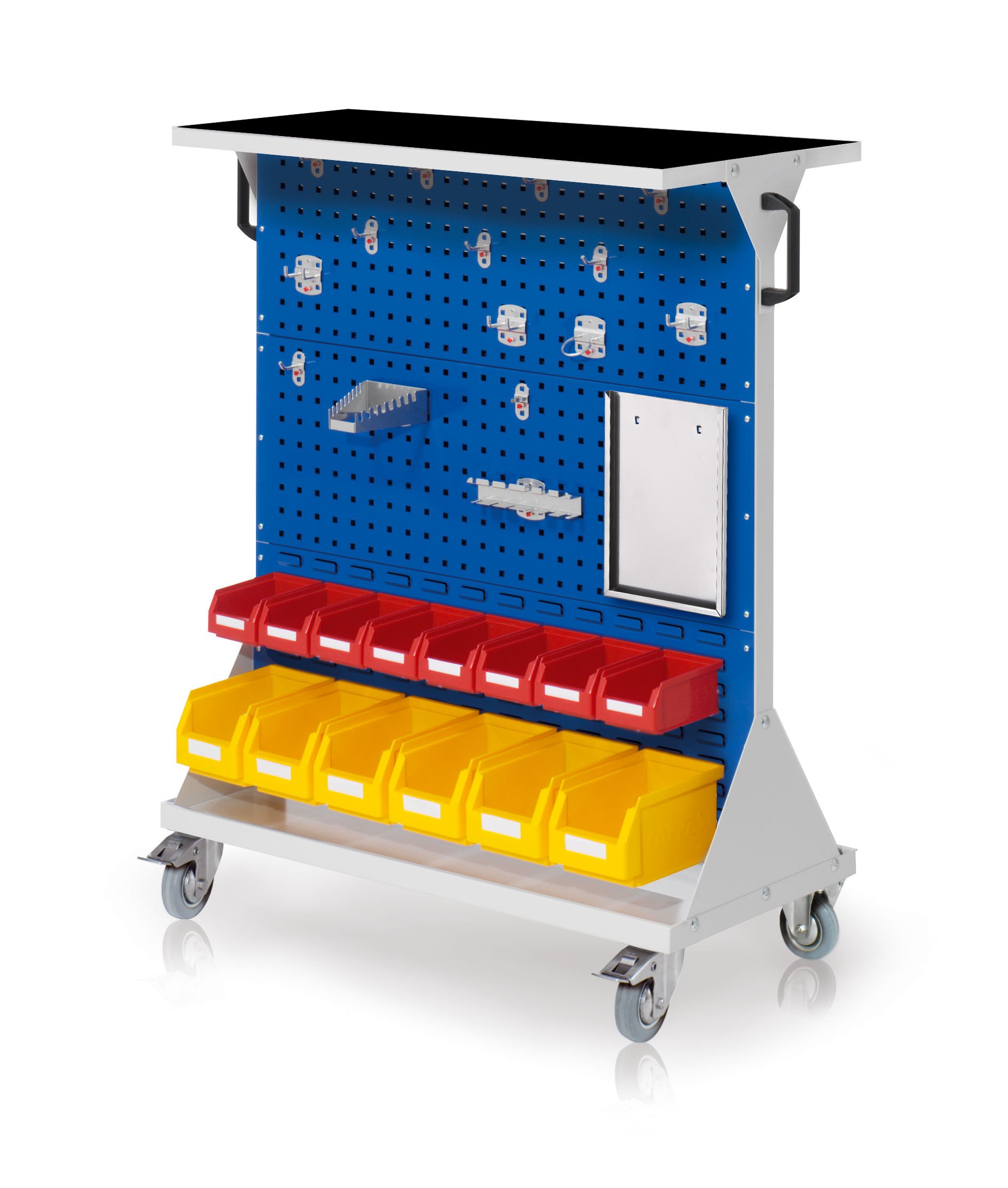 Das RasterMobil Gr. 3 von Kappes Systeme bietet flexible Lagerung mit robustem Aufbau, ergonomischen Griffen und mobiler Nutzung f?r Werkst?tten und Betriebe.