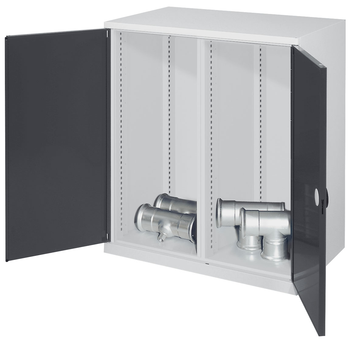 Der Schwerlast-Beistellschrank Modell 70 von Kappes Systeme bietet robuste Stahlkonstruktion, flexible Schubladen und hohe Belastbarkeit bis 1,65 Tonnen.