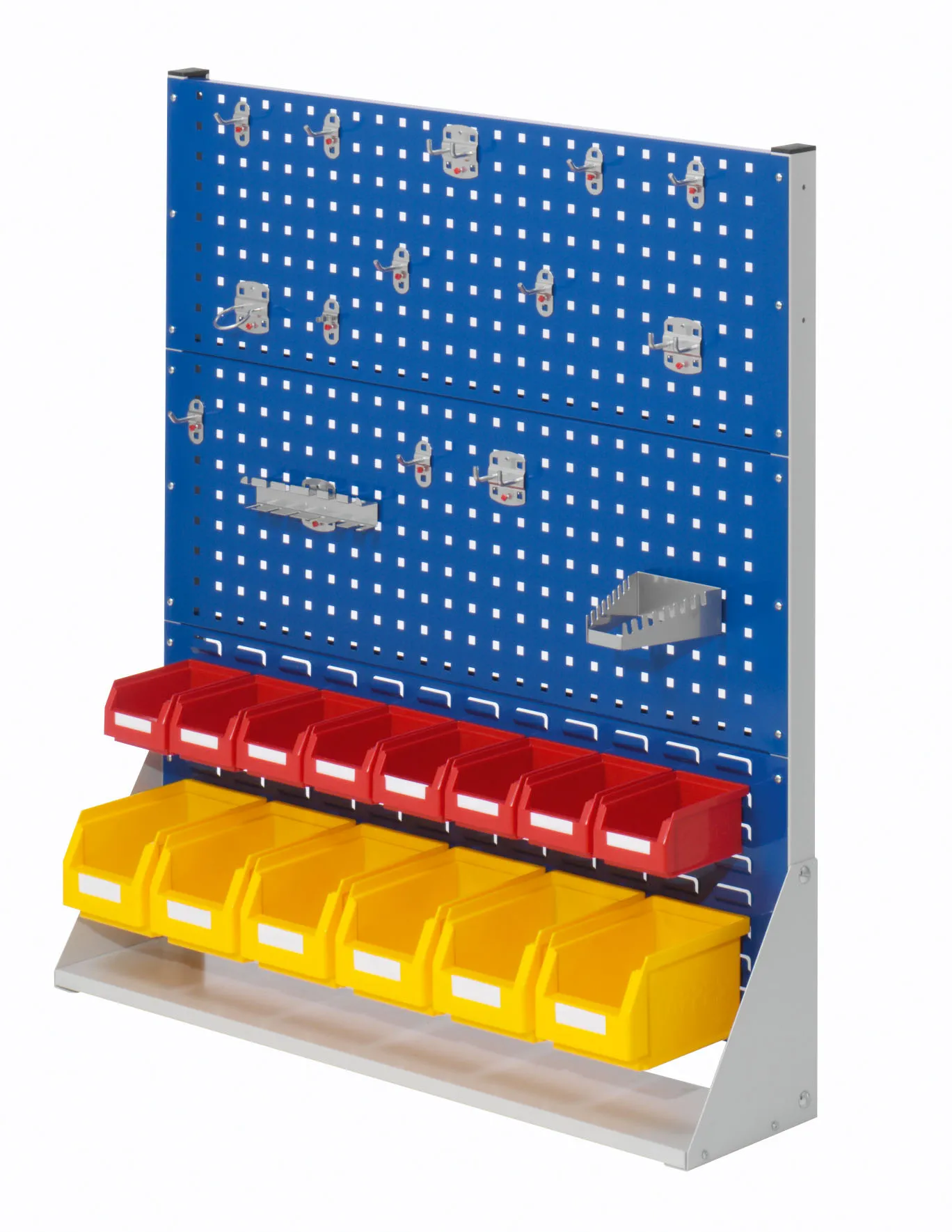 Die einseitige ?RasterPlan Stellwand von Kappes Systeme GmbH (H1100 x B1000 x T240 mm) bietet mit robustem Design und modularer Flexibilit?t effiziente Arbeitsplatzorganisation.