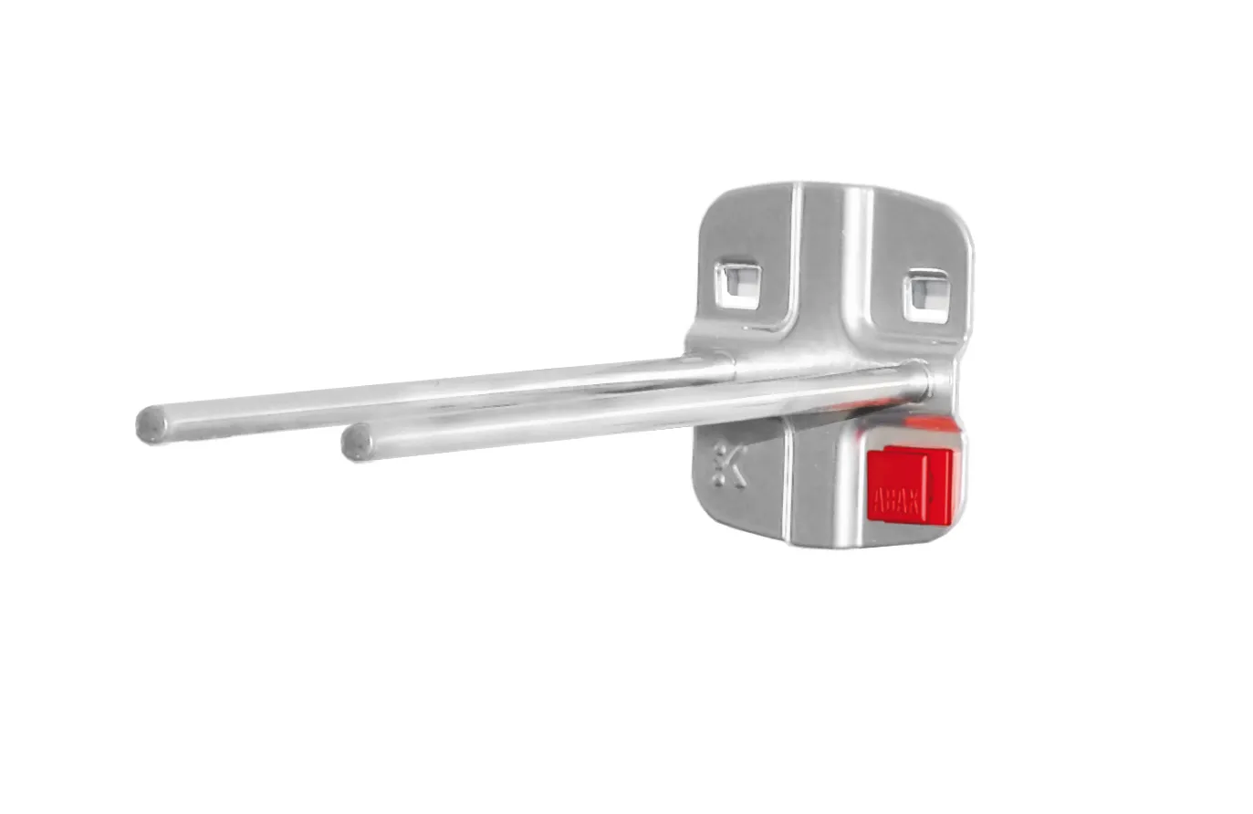 Der ABAX? Doppelter Werkzeughalter in Alufarbe bietet werkzeuglose Montage und Flexibilit?t, ideal f?r die Integration mit Kappes' ?RasterPlan System.