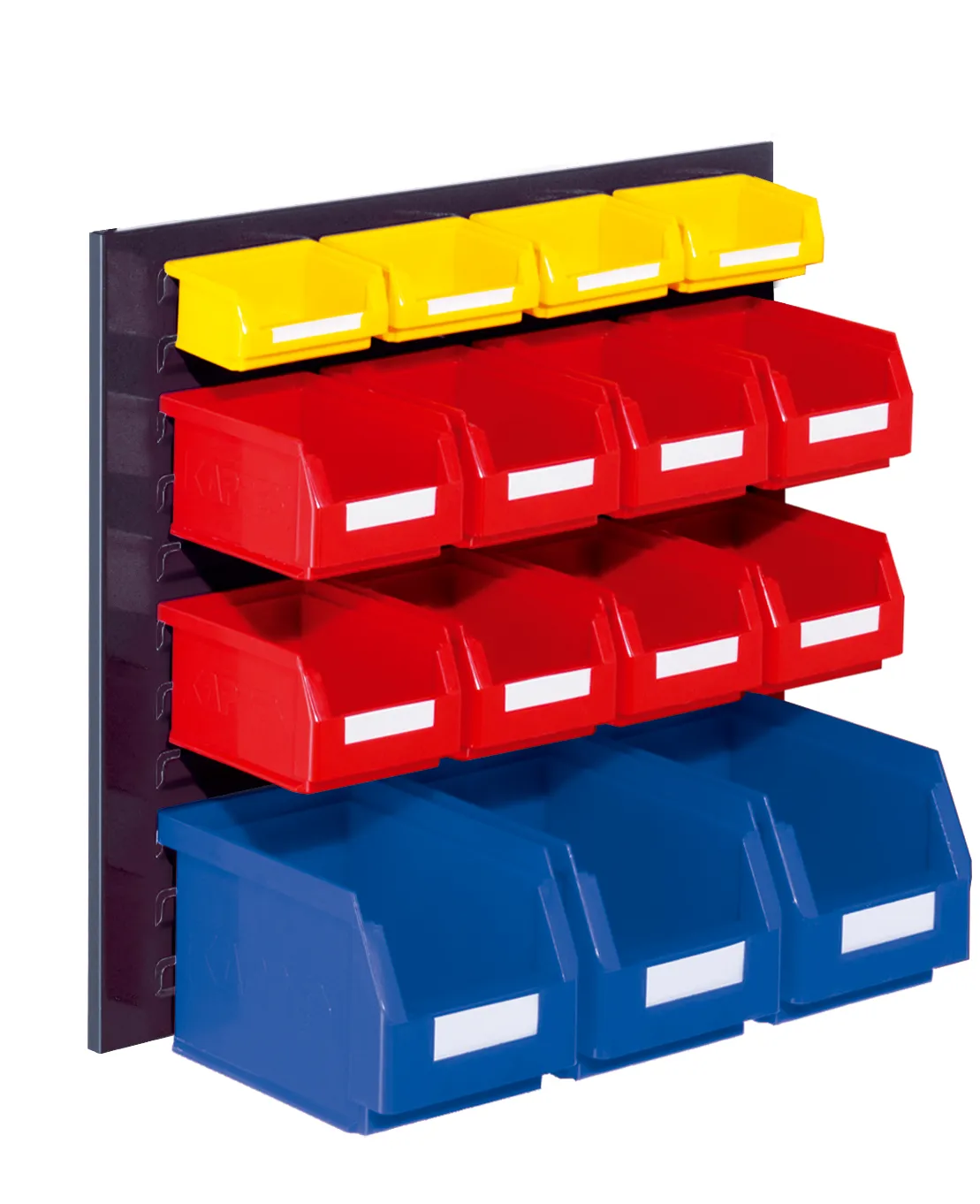 Das ?RasterPlan Schlitzplatten Einsteigerset 13 von Kappes Systeme GmbH bietet flexible, robuste Lagerl?sungen in anthrazitgrau, ideal f?r industrielle Anwendungen.