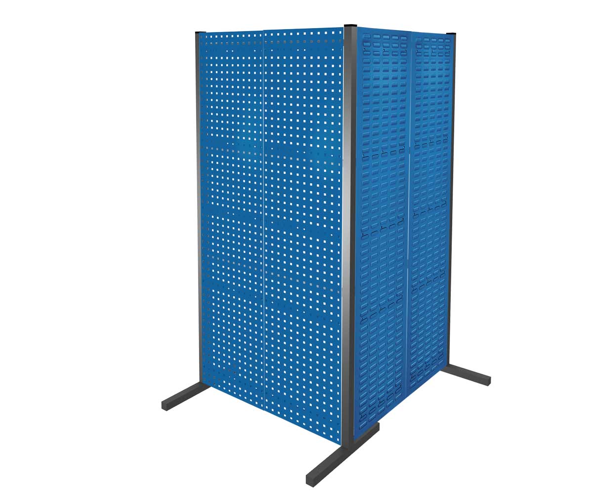 Das ®RasterPlan Trennwandsystem von Kappes Systeme GmbH bietet flexible, 90° Doppelfeld-Trennwände in RAL 5010, ideal für individuelle Arbeitsplatzgestaltung.