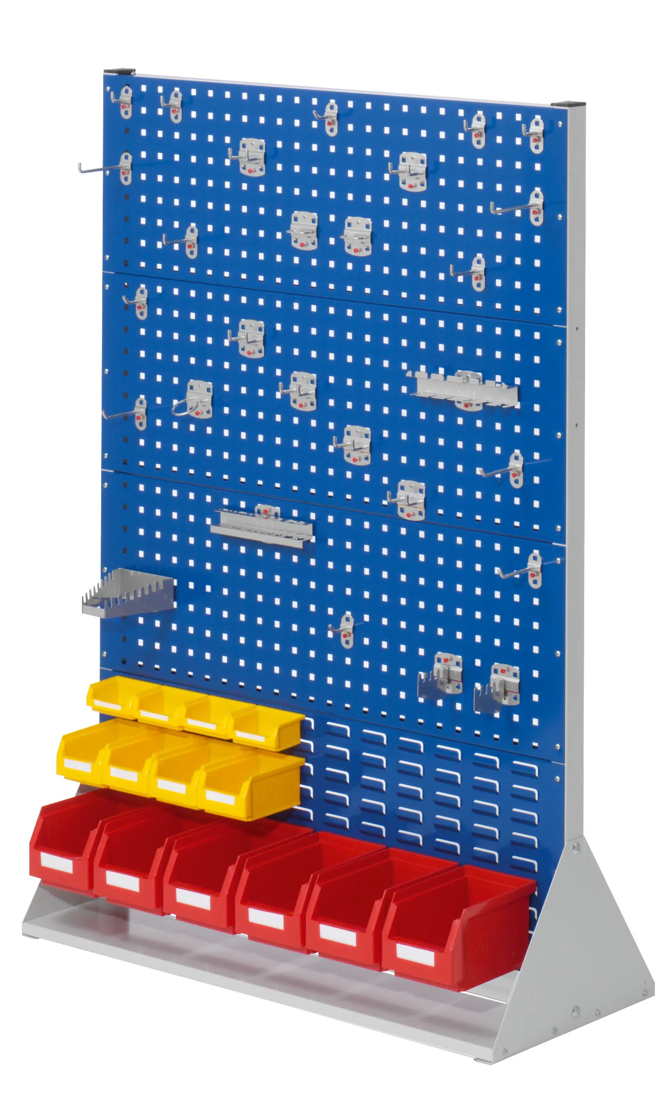 Die ?RasterPlan Stellwand Gr.4 von Kappes Systeme GmbH bietet doppelseitige Nutzung, flexible Konfiguration und robuste Bauweise f?r effiziente Werkzeugorganisation.