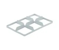 Gl?serteileins?tze von Bekuplast: Robuste, leichte Eins?tze aus PP-C f?r sicheren Glastransport in Euro-Beh?ltern. Perfekt f?r Gastronomie, 554x354x58mm, 260g.