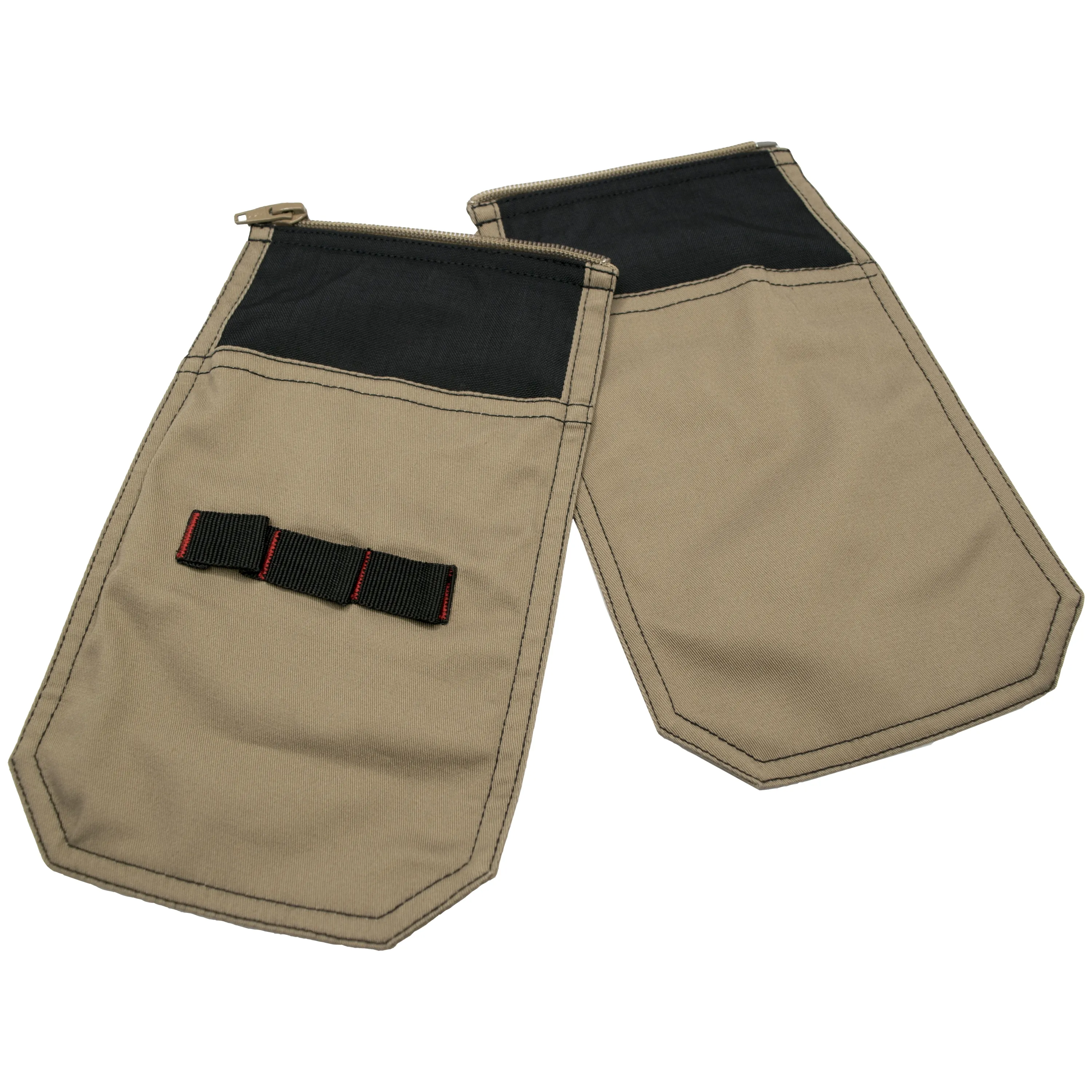 NITRAS Werkzeugtaschen in Khaki/Schwarz, robust durch CORDURA?, mit praktischen Stiftschlaufen und Rei?verschl?ssen, OEKO-TEX zertifiziert f?r textile Sicherheit.