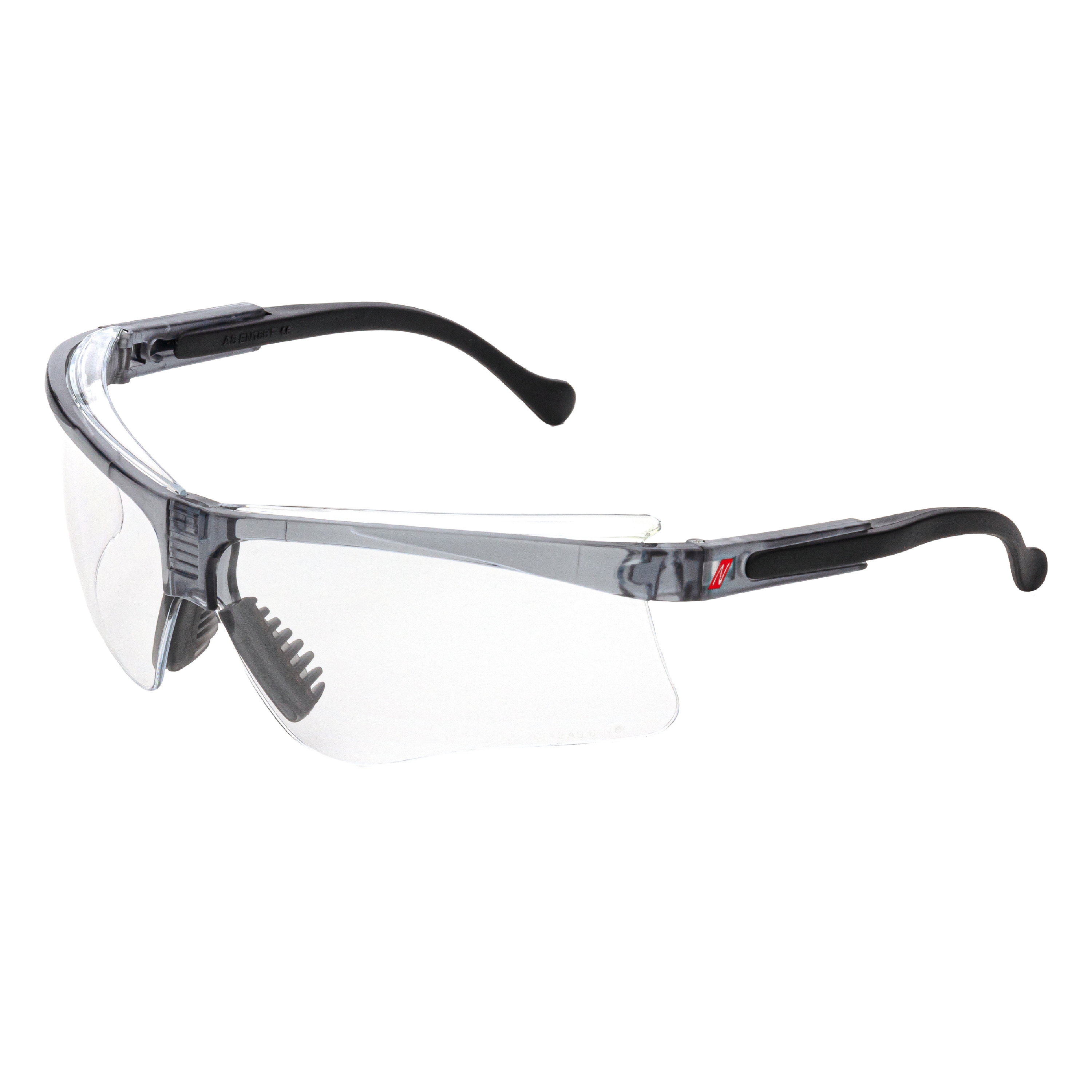 NITRAS VISION PROTECT PREMIUM, Schutzbrille, schwarz, Sichtscheiben klar, EN 166