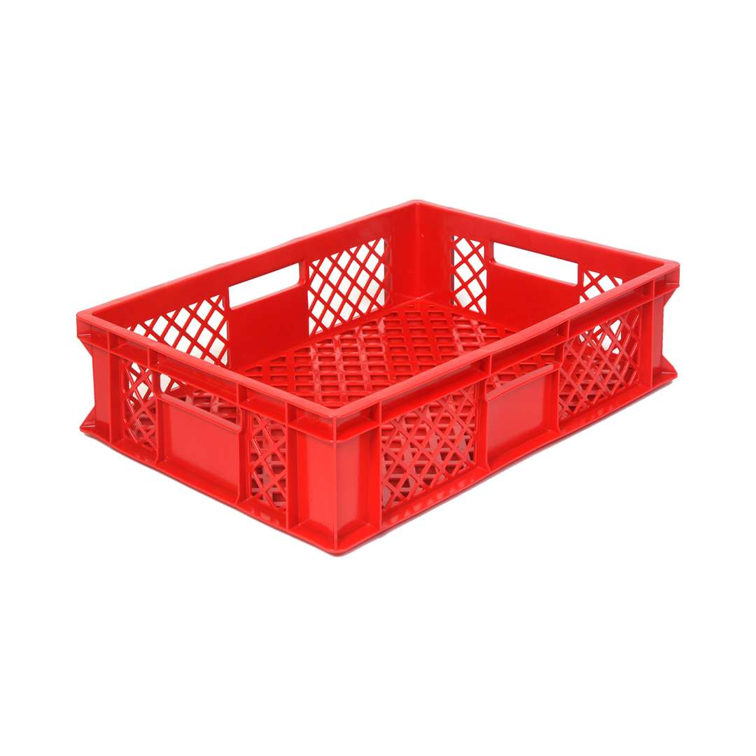 Transport basket 600x400x150 mm, colour red