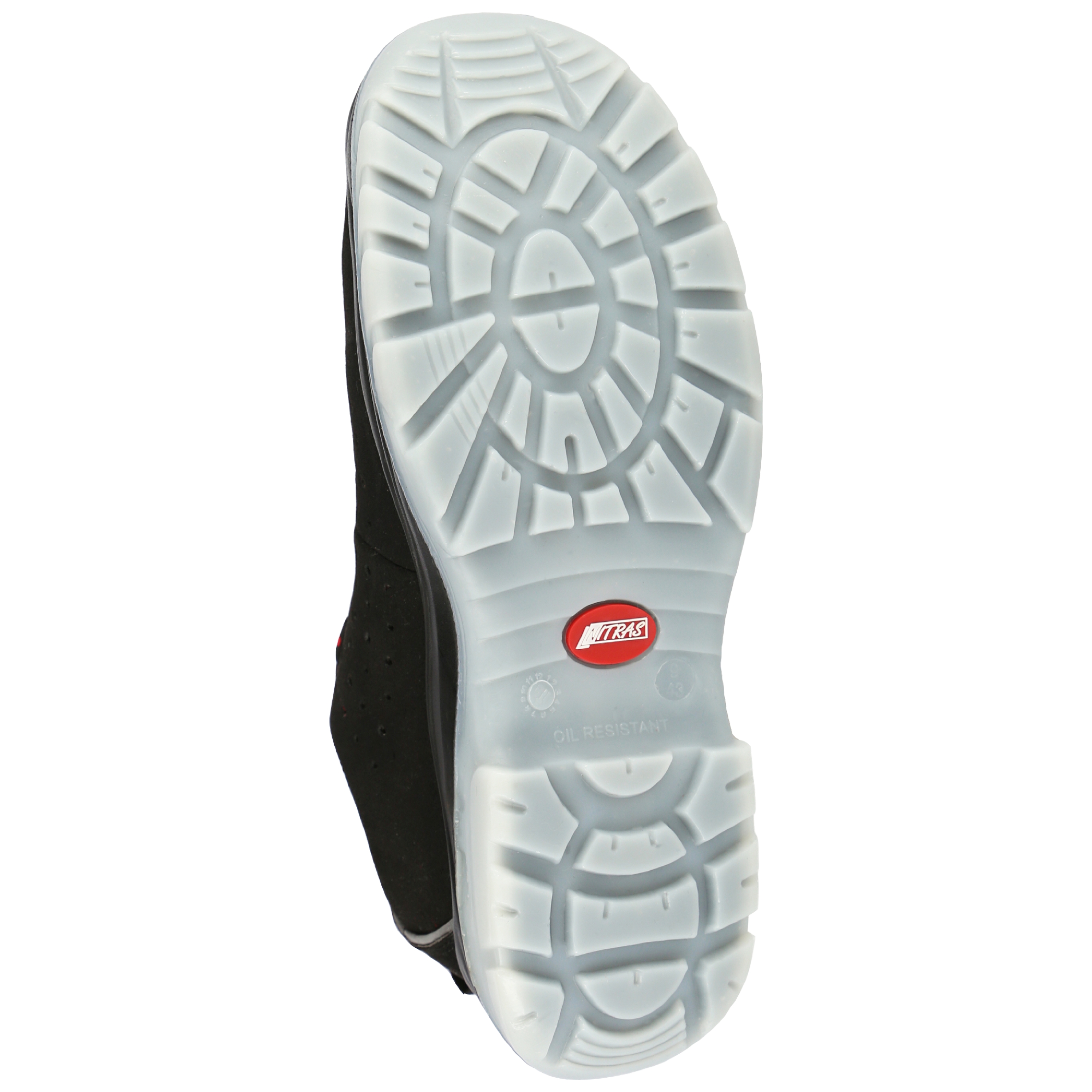 NITRAS MICRO STEP, S1P Sicherheitshalbschuhe, schwarz, EN ISO 20345, EN 61340-4-3, DGUV Regel 112-191