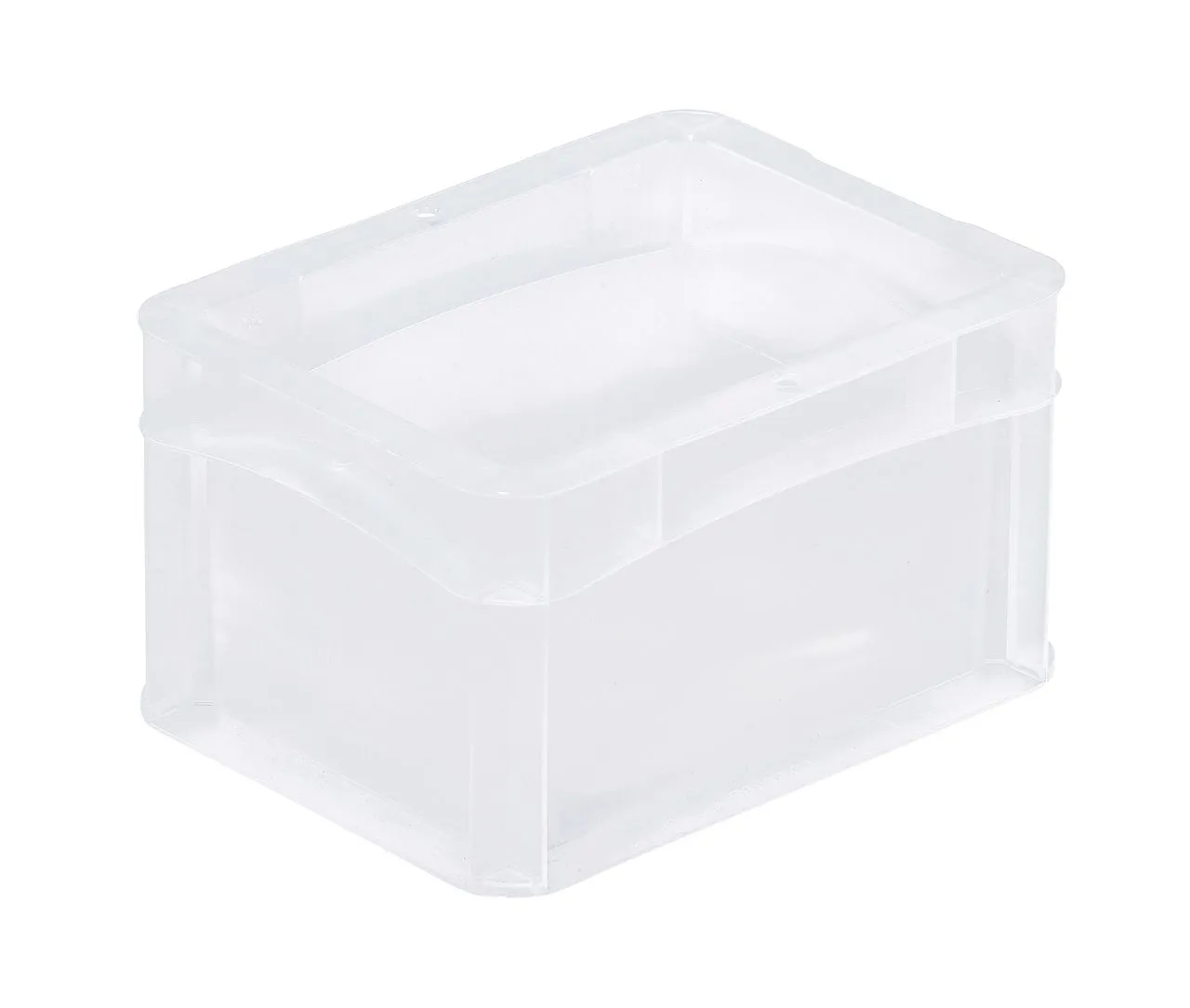 Eurobeh?lter von Bekuplast, 200x150x120 mm, 2,2 L Volumen, aus robustem PP-C, ideal f?r Lagerung und Transport kleiner Produkte. Geschlossene Seiten und Griffe.