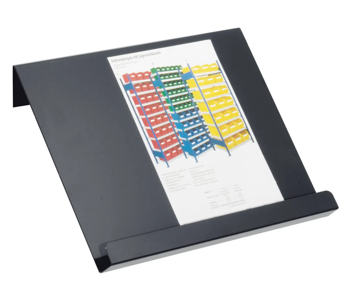 Der anthrazitgraue ?RasterPlan Prospekthalter DIN A3 von Kappes Systeme GmbH bietet strukturierte Aufbewahrung mit robuster, kratzfester Beschichtung.