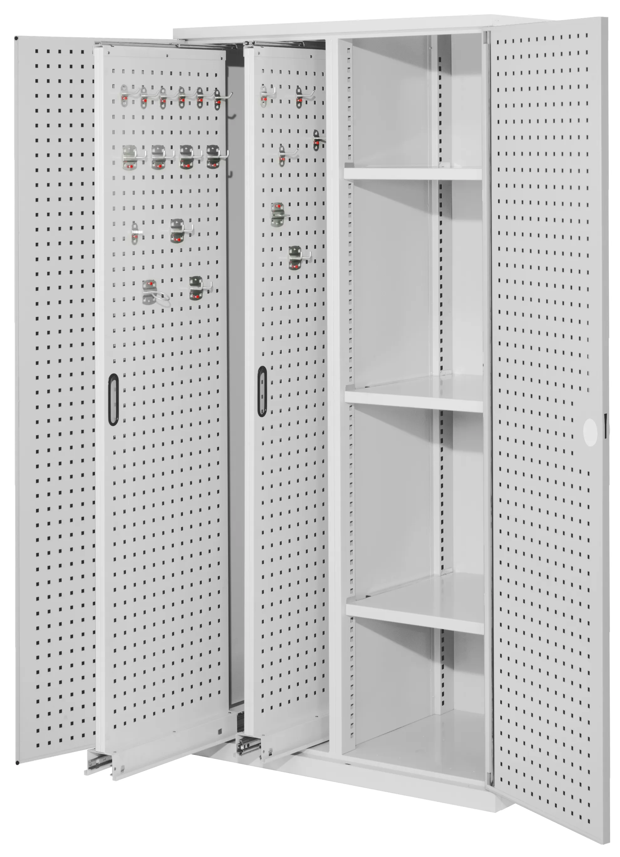 Der ?RasterPlan Vertikalschrank Modell 80 von Kappes Systeme GmbH ist ein robuster Stahlschrank f?r effiziente Werkzeuglagerung, ideal f?r industrielle Anwendungen.