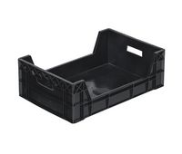Behälter geschlossen 
600 x 400 x 200 mm  Farbe: schwarz