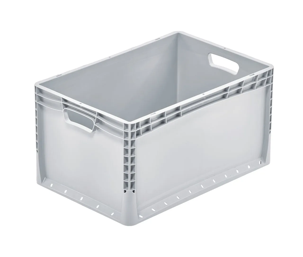 Der geschlossene Eurobeh?lter von Bekuplast, 600x400x320 mm, bietet 66 Liter Volumen. Hergestellt aus robustem PP-C, ideal f?r sicheren Transport und Lagerung.