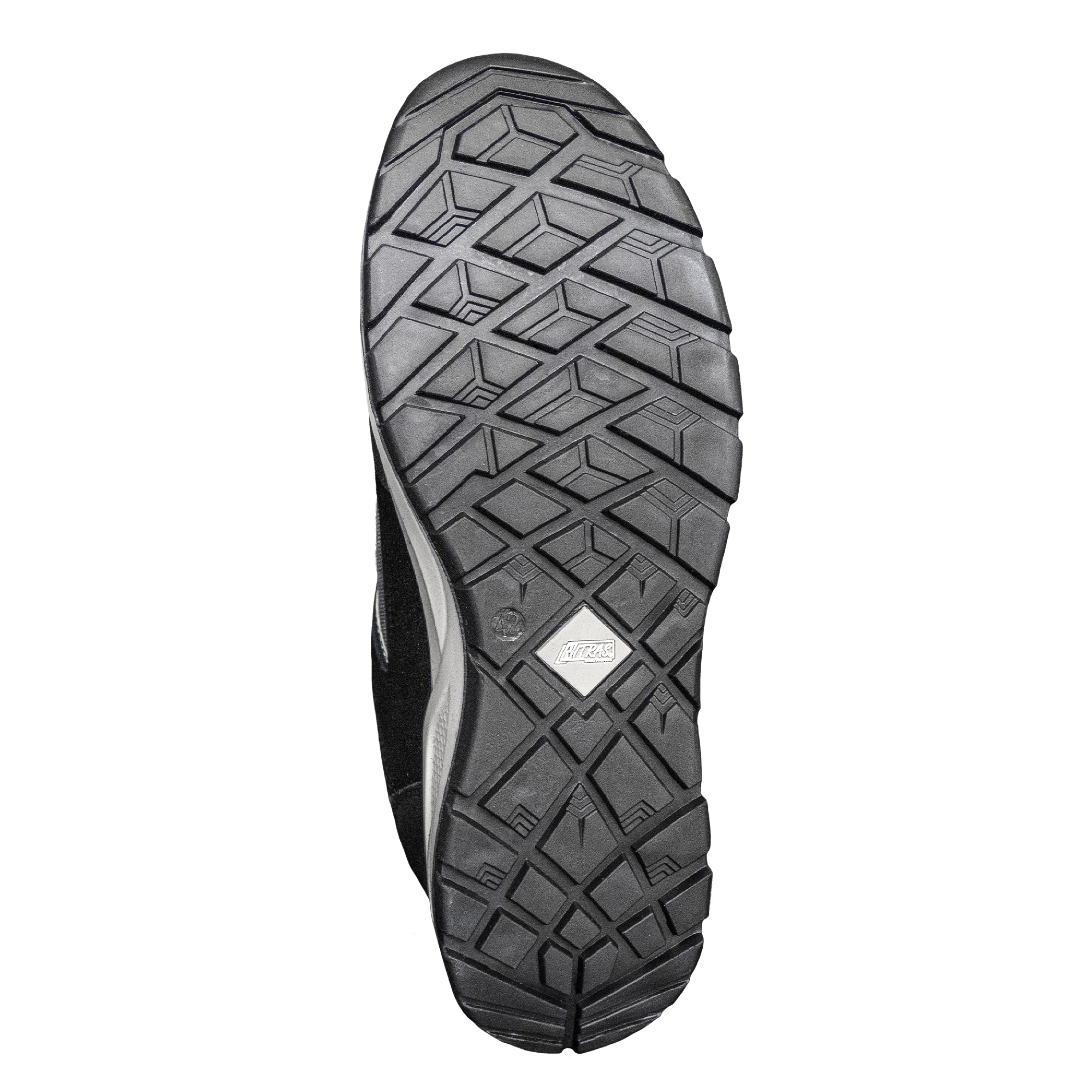 NITRAS CLASSIC STEP, S1P Sicherheitshalbschuhe, grau / schwarz, EN ISO 20345, EN 61340-4-3, DGUV Regel 112-191
