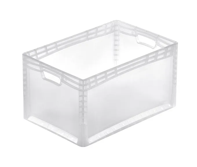Das Produktbild zeigt einen robusten, geschlossenen Eurobeh?lter von Bekuplast, 600x400x320 mm, aus langlebigem PP-C, ideal f?r sichere Lagerung und Transport.