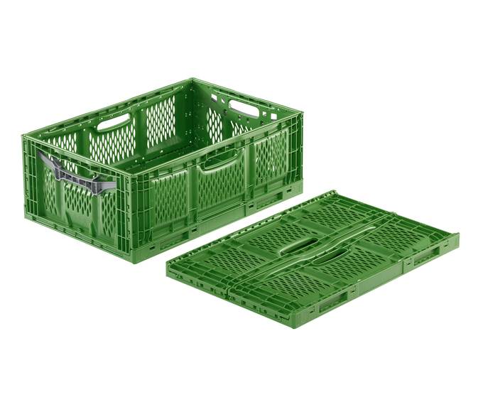 Clever Fresh Box ADVANCE, durchbrochen, 400x300x160 mm, Farbe grün