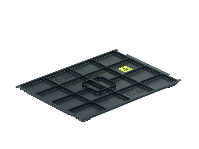 ESD-Deckel VDA-KLT 400 x 300 mm - D 41 VDA KLT-ESD Farbe: schwarz