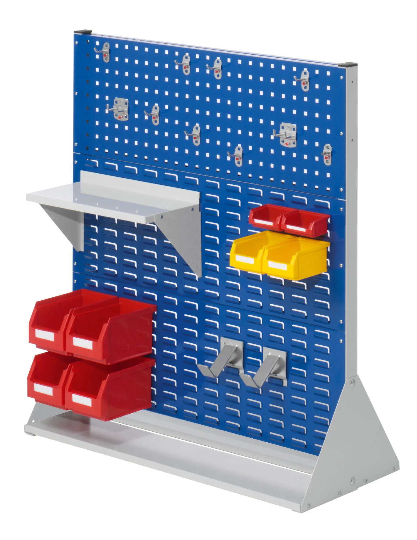 Die doppelseitige ?RasterPlan Stellwand Gr.3 von Kappes Systeme GmbH (H1100 x B1000 x T430 mm) bietet flexible Werkzeugorganisation mit robustem Design und modularer Anpassung.