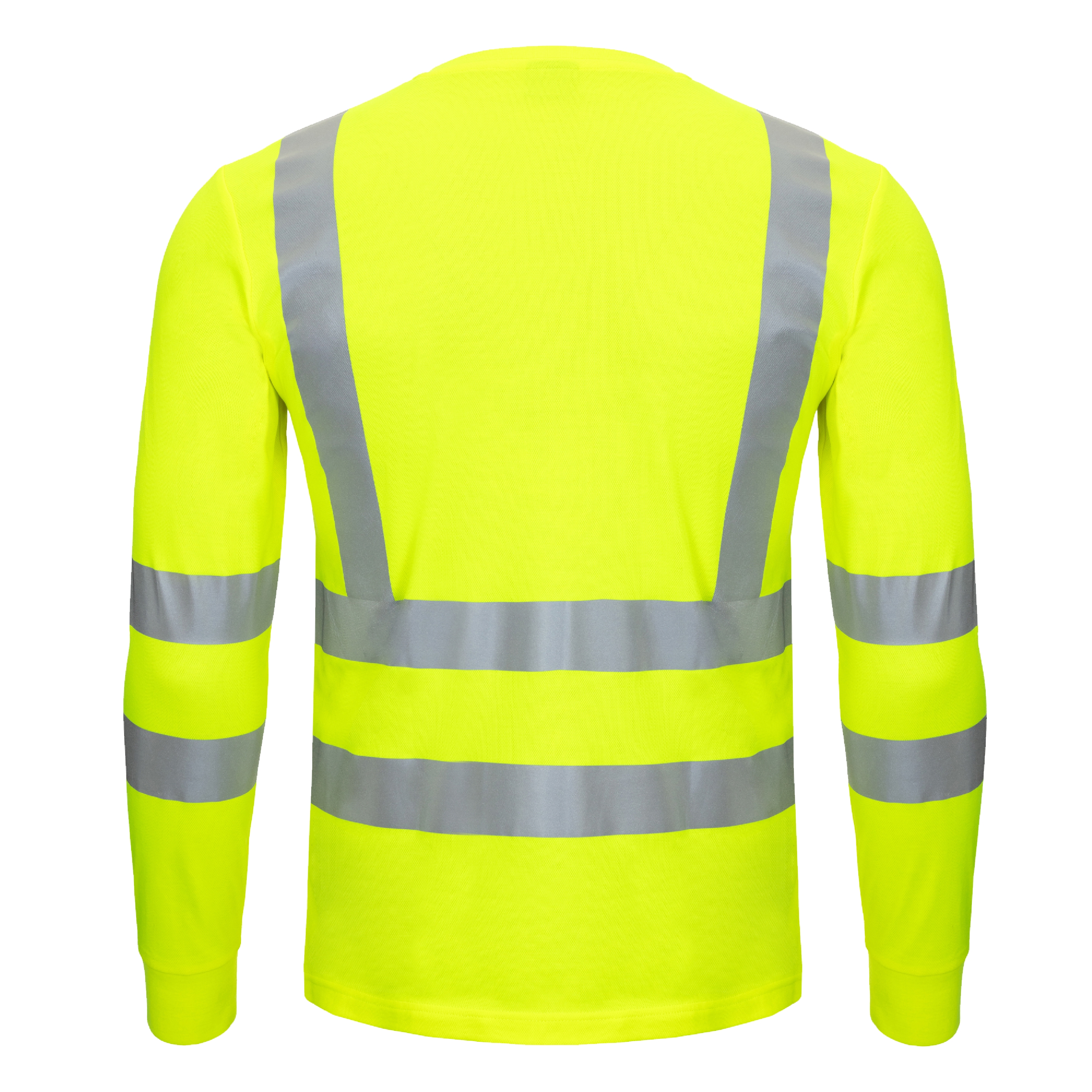 NITRAS MOTION TEX VIZ, Warnschutz-Langarmshirt, EN ISO 13688, EN ISO 20471, EN 13758-2