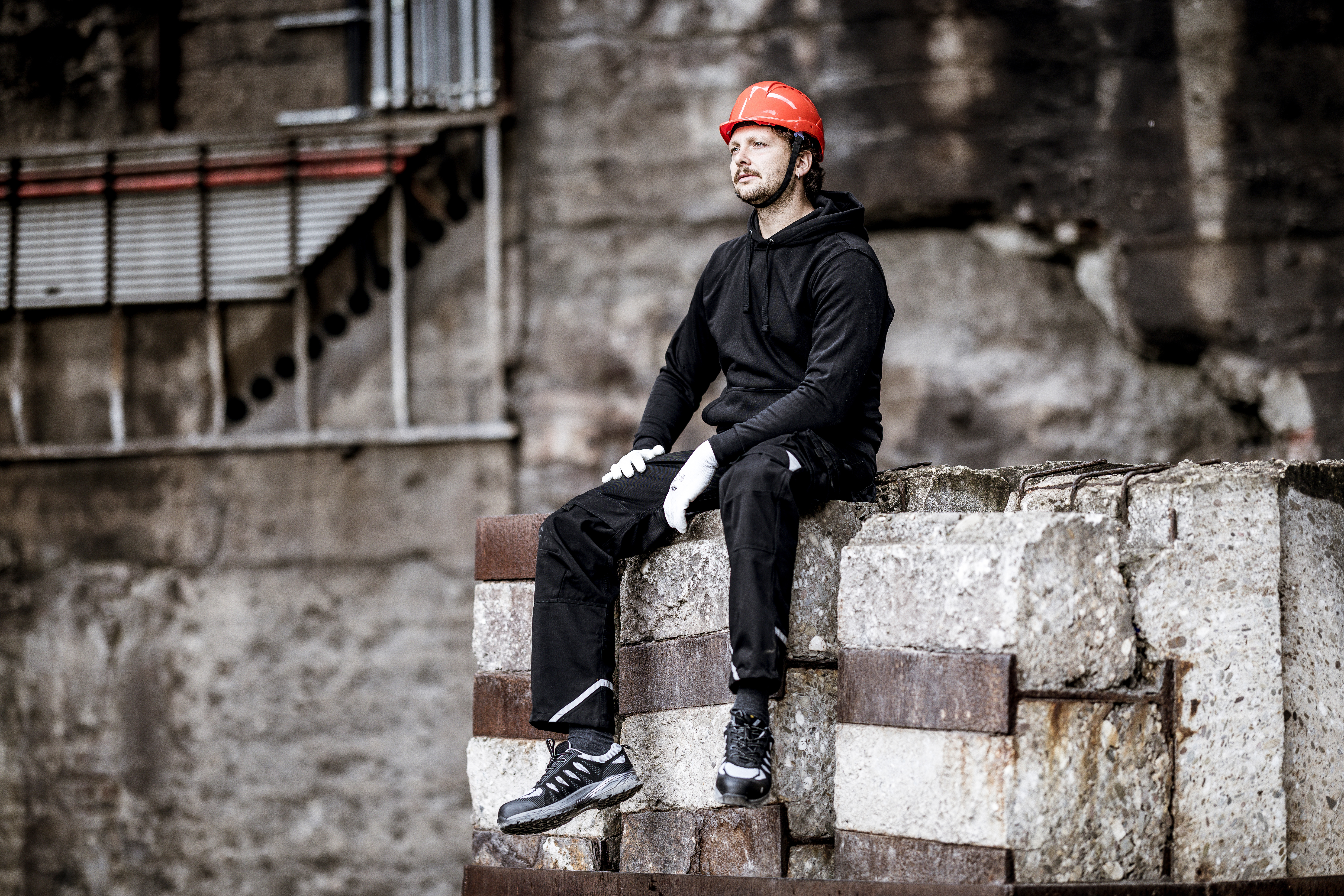 NITRAS MOTION TEX LIGHT, Kapuzenpullover, königsblau (Farbcode: 2000), 70% Baumwolle / 30% Polyester, 300g/qm, STANDARD 100 by OEKO-TEX®