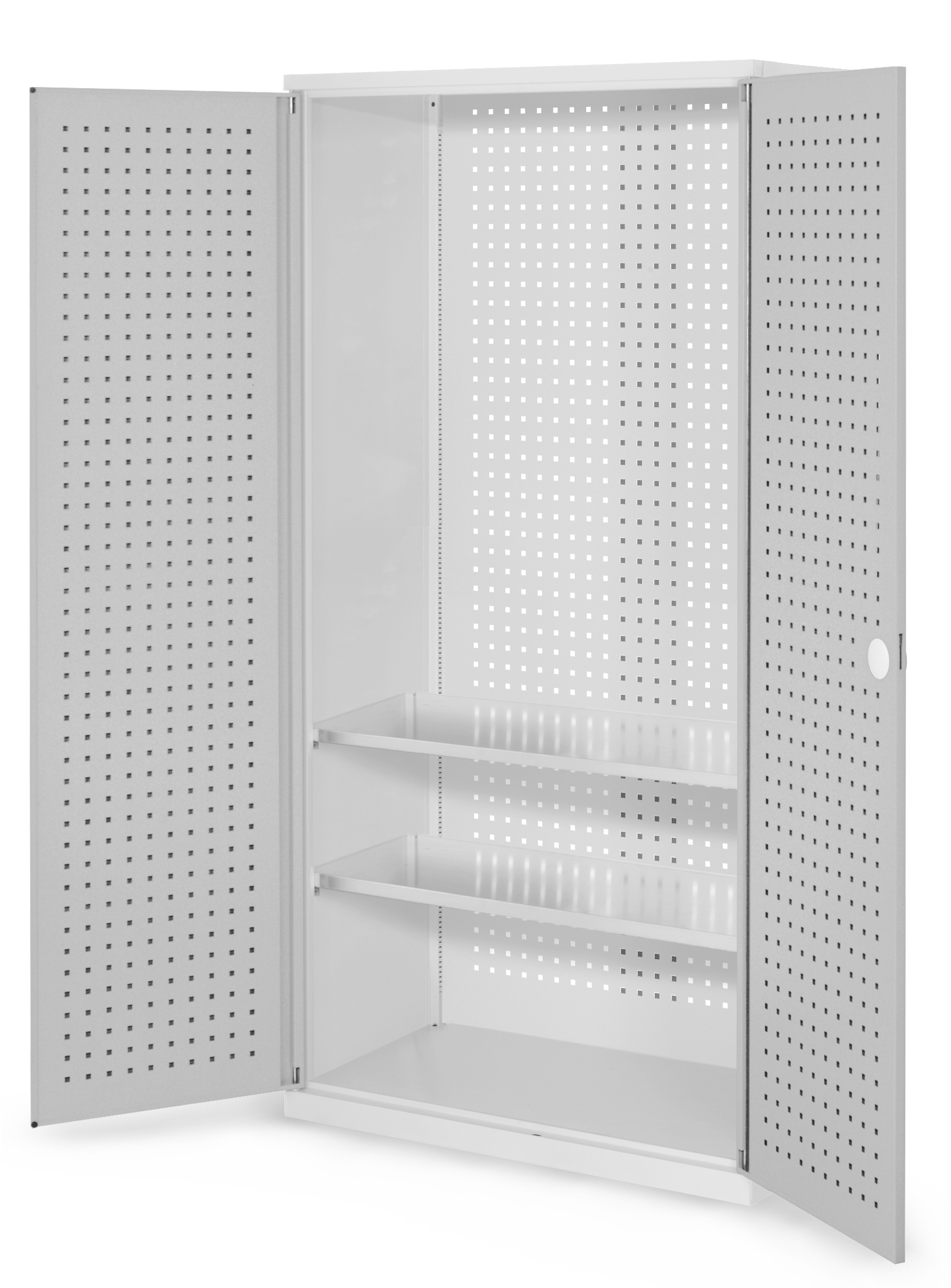 Der RasterPlan Werkzeugschrank Modell 5 500 von Kappes Systeme bietet robuste Stahlkonstruktion, flexible Fachböden und verstärkte Türen für sichere Werkzeugaufbewahrung.