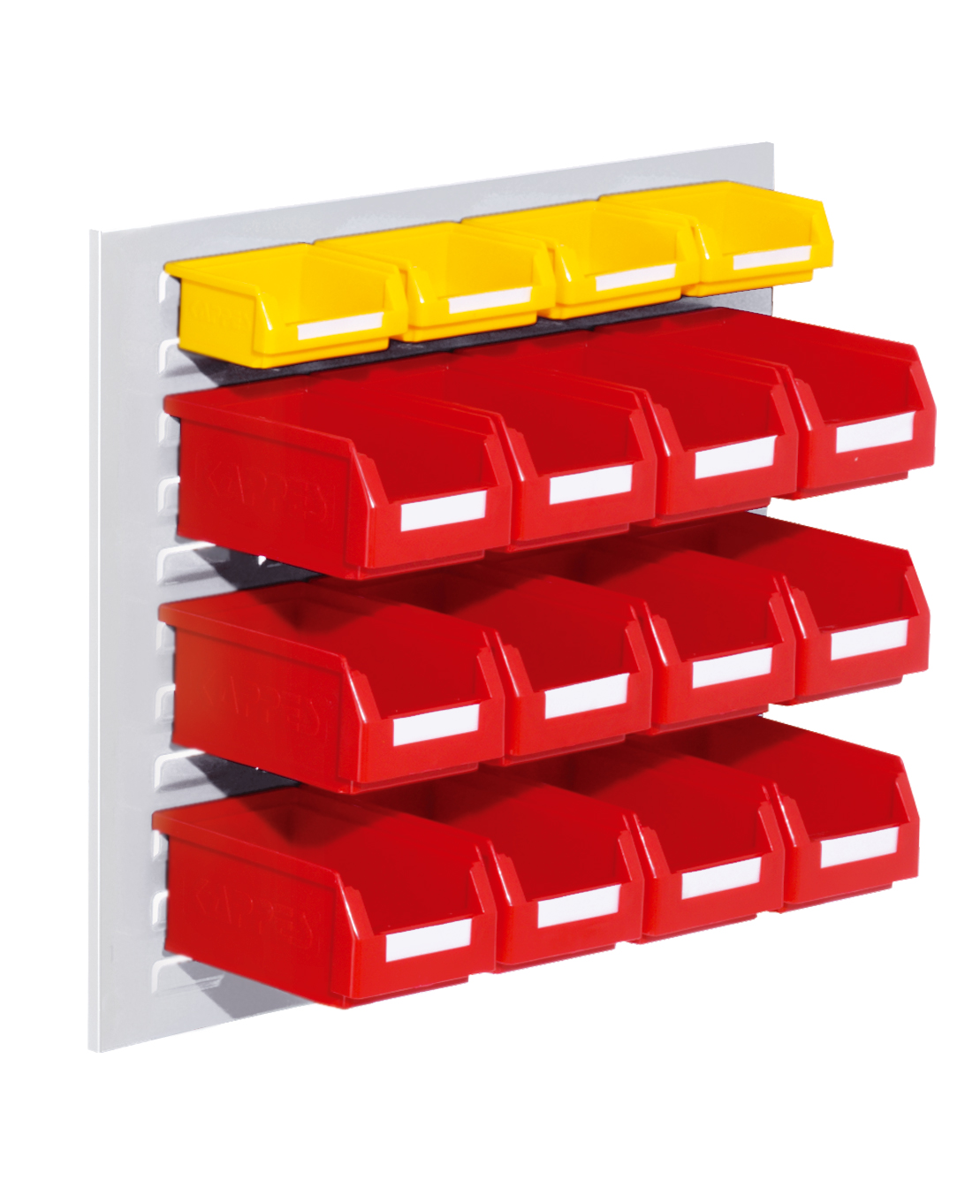 Das ®RasterPlan Schlitzplatten Einsteigerset 10 von Kappes Systeme bietet flexible Lagerlösungen mit robusten, langlebigen Komponenten für industrielle Anwendungen.