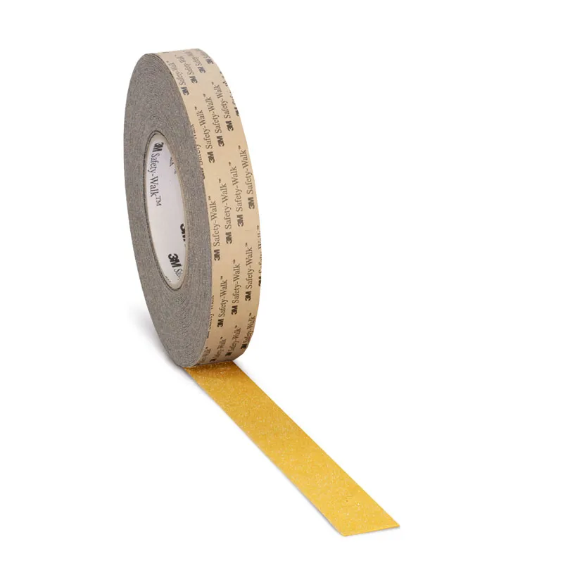 3M Safety-Walk Antirutschbelag in Gelb, 25mm x 18,3m Rolle, bietet zuverl?ssigen Rutschschutz mit einfacher Montage und hoher Abriebfestigkeit f?r Innen- und Au?enbereiche.