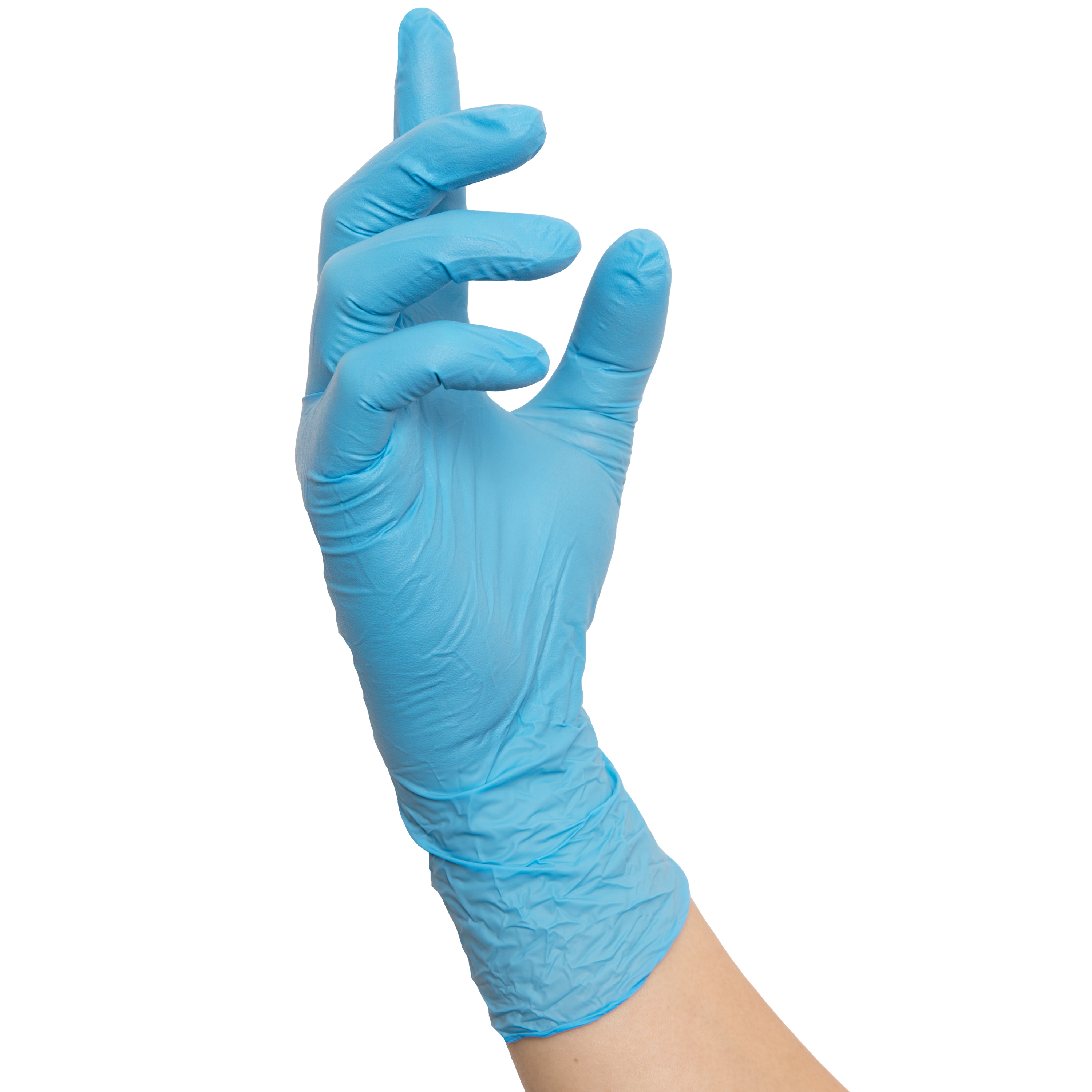 NITRAS SUPREME NITRILE, Nitril-Einmalhandschuhe, blau, EN ISO 374, Box Ã  100 Stück