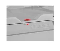 Rote Plombe von Bekuplast für Silverline Behälter, aus robustem PP-C, 1000 Stück. Bietet sichere Versiegelung und klare Kennzeichnung. Ideal für Unternehmen.