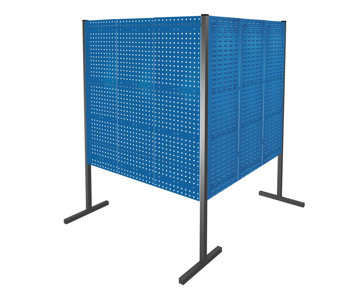 Das ®RasterPlan Trennwandsystem von Kappes Systeme GmbH bietet flexible Raumlösungen mit 1500 x 1500 mm Größe in RAL 5010, ideal für industrielle Umgebungen.