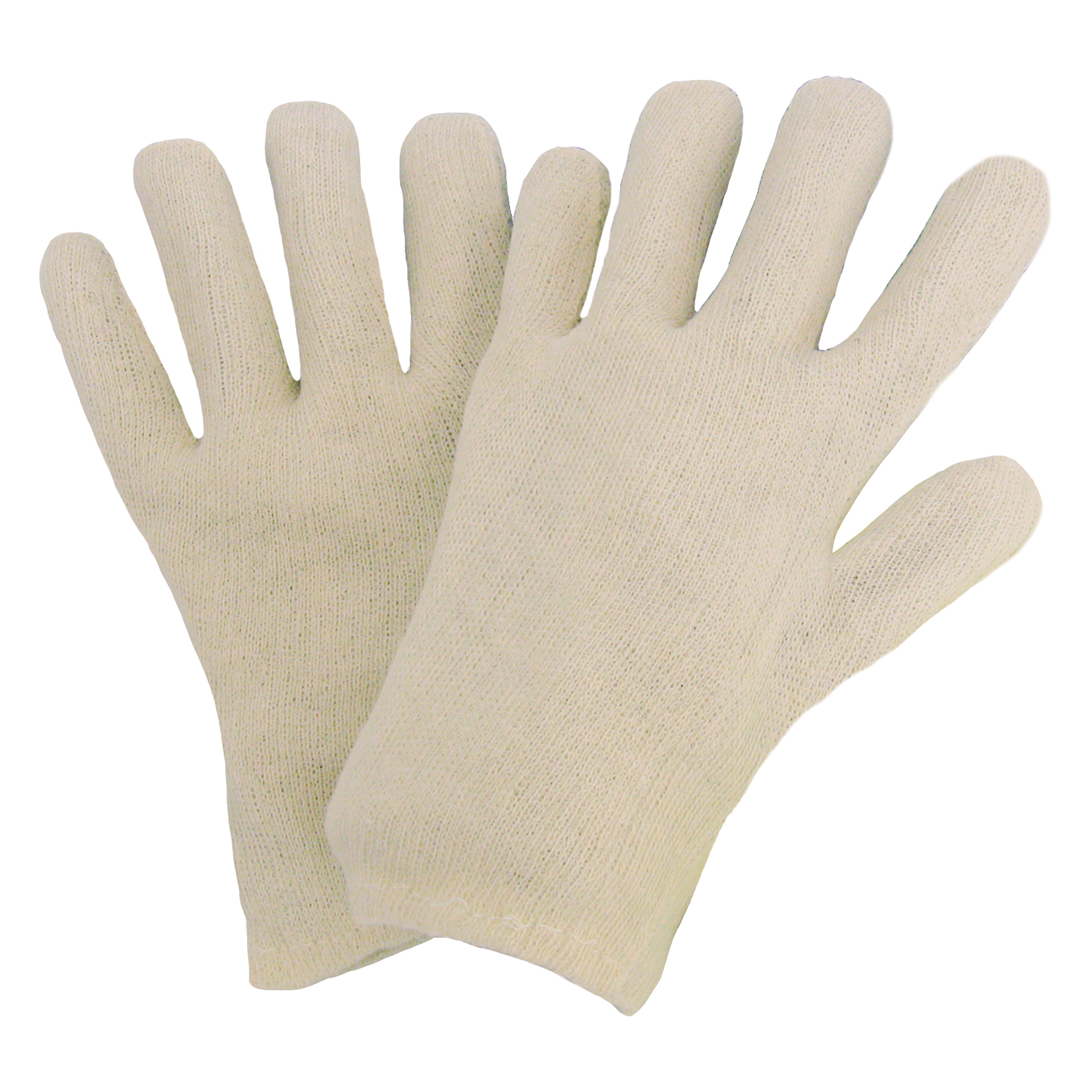 NITRAS Baumwoll-Trikot-Handschuhe, naturfarben