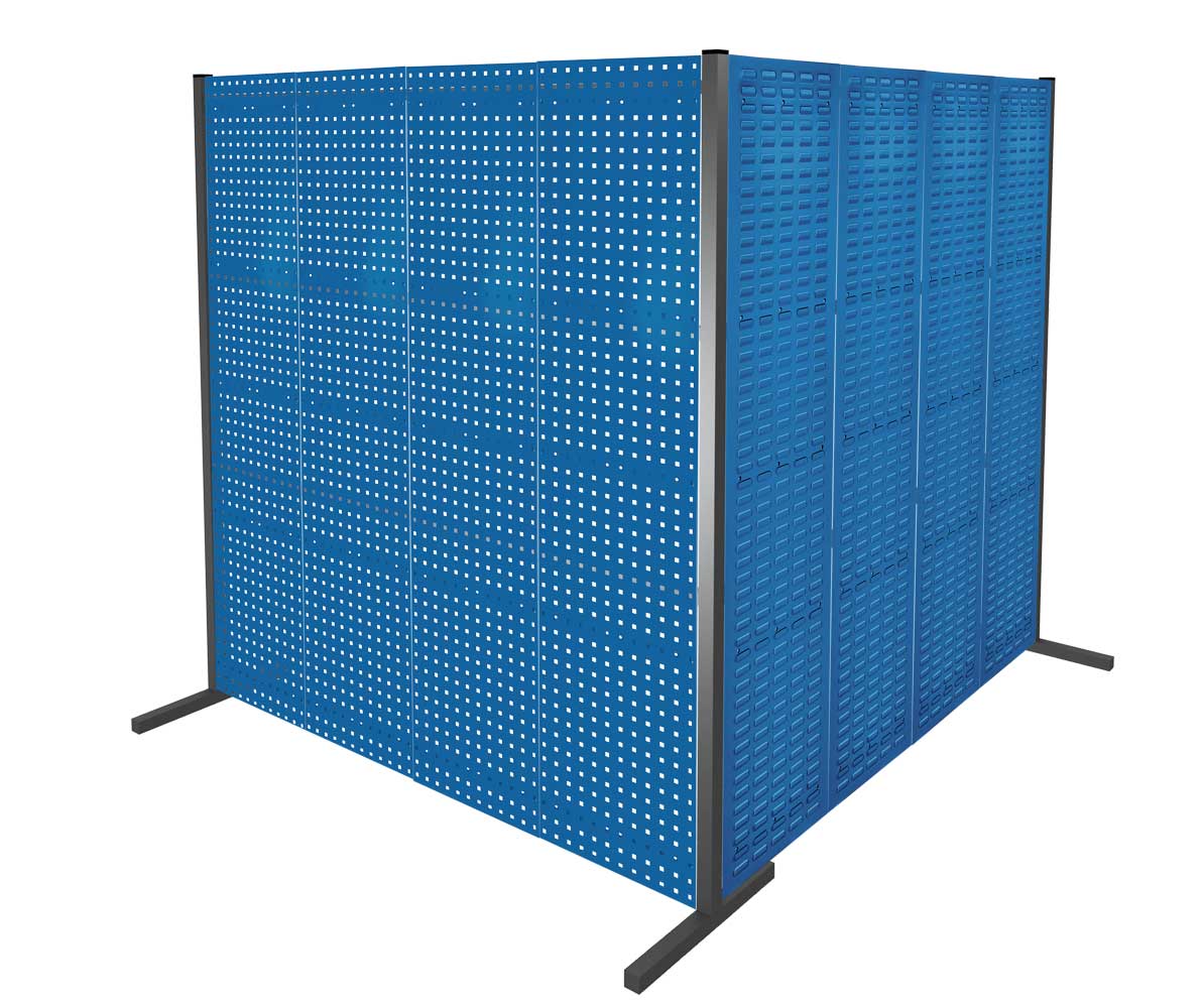 Das ®RasterPlan Trennwandsystem von Kappes Systeme GmbH bietet mit seinen modularen Elementen in RAL 7016 eine flexible und ästhetische Raumtrennungslösung.