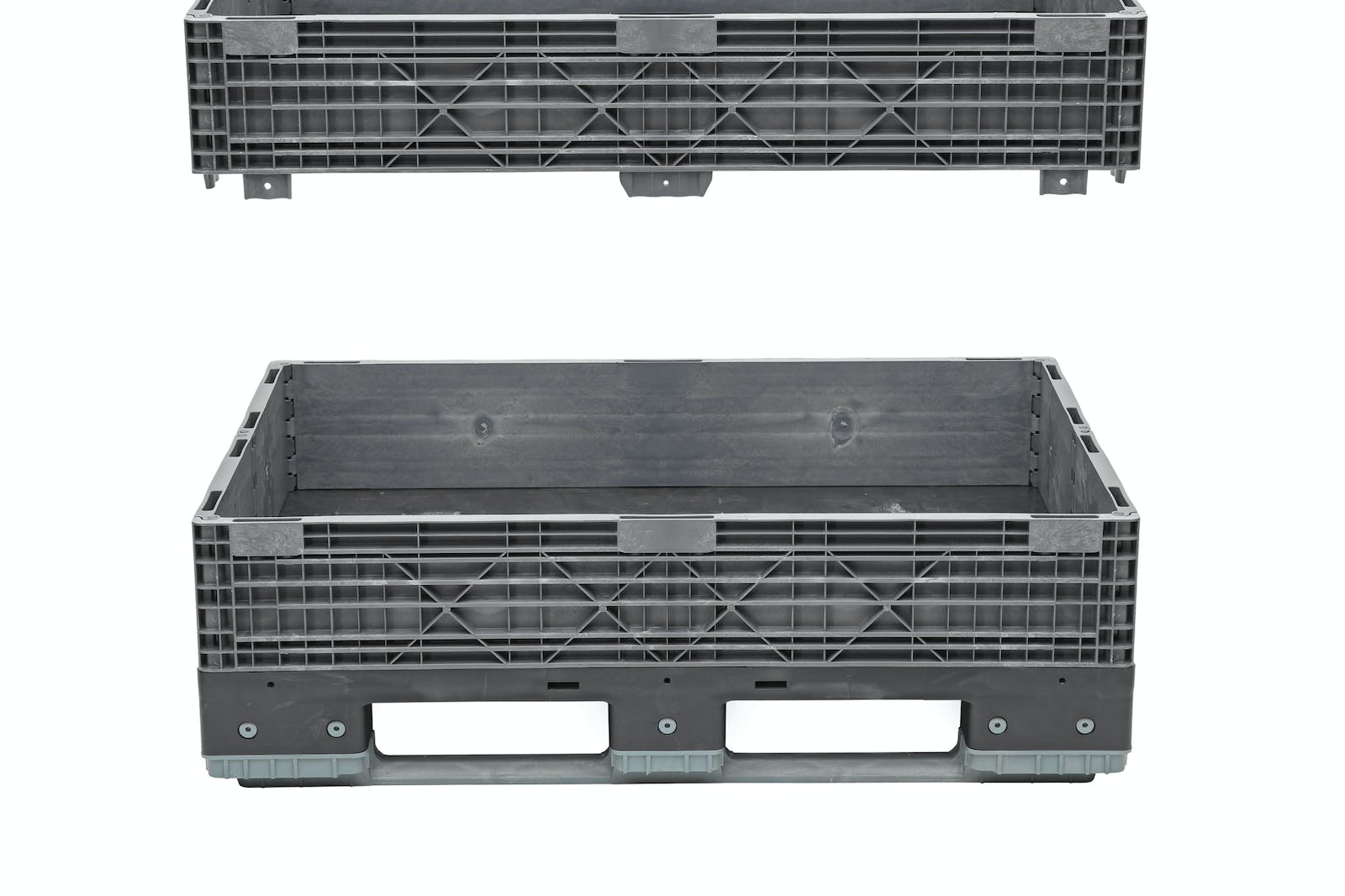 Kunststoffpalette Boxensystem im Europaletten Maß, 800x1200x400 mm, TIDUS VARIO BOX 1208