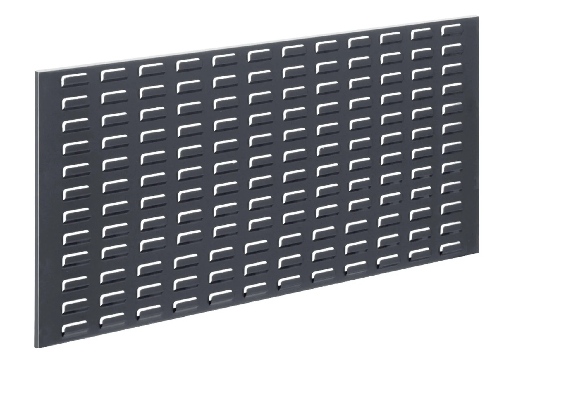 Die RasterPlan Schlitzplatte von Kappes Systeme GmbH in Anthrazitgrau bietet robuste, flexible Organisation f?r Werkzeuge und Kleinteile mit vielseitigen Montagem?glichkeiten.