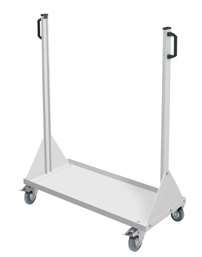 Das RasterMobil? von Kappes Systeme GmbH ist ein robustes, mobiles Lagerungssystem in lichtgrau, ideal f?r Werkst?tten, mit ergonomischen Handgriffen und flexibler Modulbauweise.