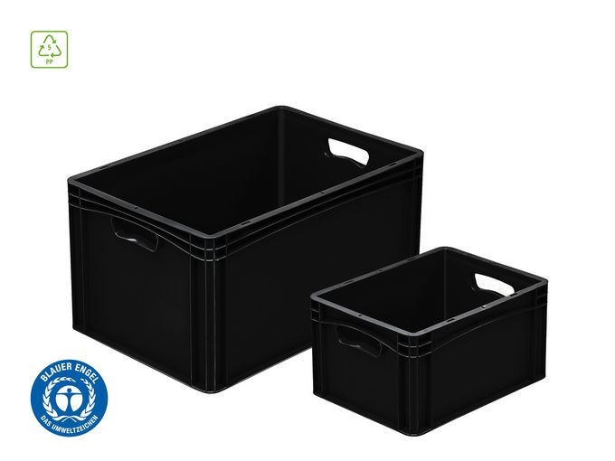 Eurobehaelter geschlossen basicline Blauer Engel Header