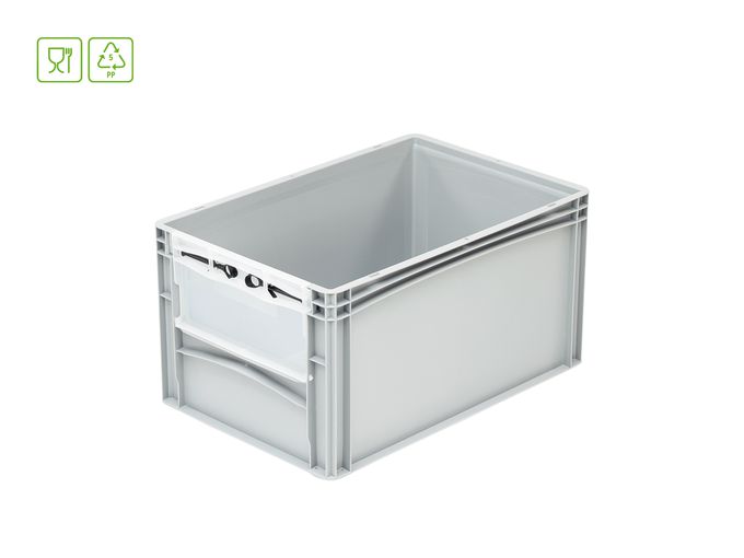 Eurobehaelter mit Riegelklappe basicline Header