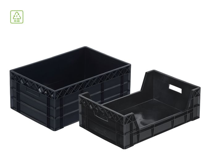 Eurobehaelter Gartenbau 600 x 400 mm geschlossen Header